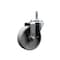 Service Caster Semi Steel Swivel Grip Ring Stem Caster 4'' Wheel & 7/16'' Stem SCC-GR20S414-SSS-716138 - alternate 1